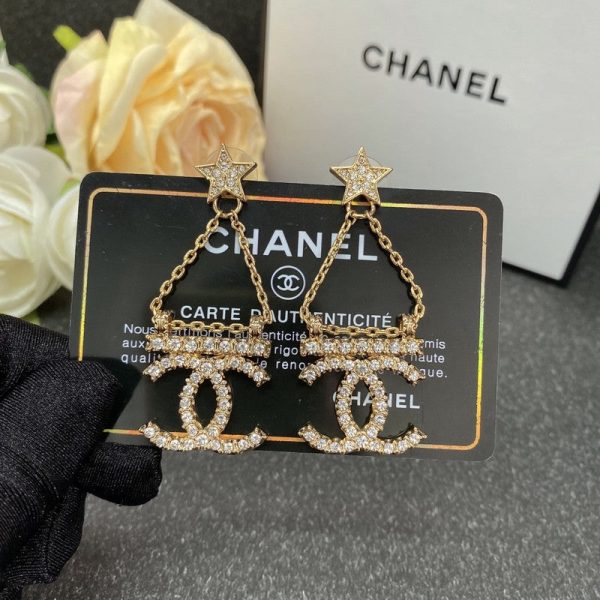 18K CC Star Earrings - 图片 7