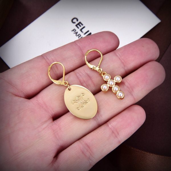 18K Triomphe Pearl Earrings - Image 4