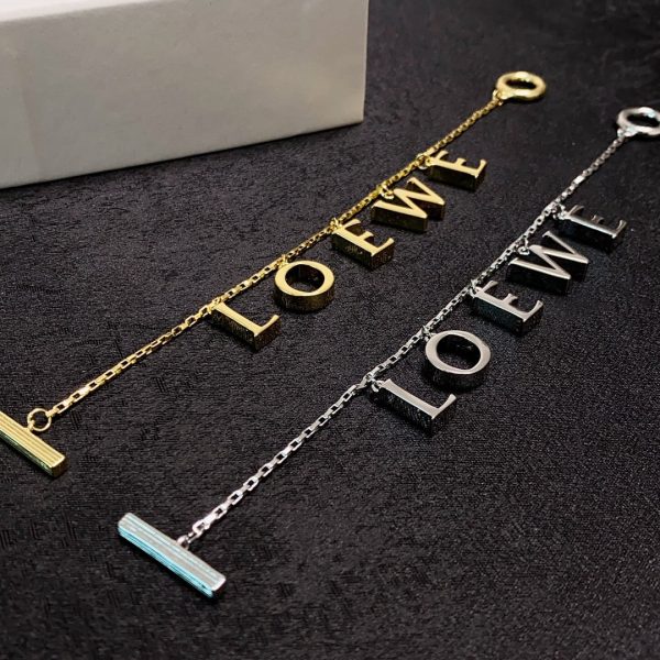 18K Anagram Letter Bracelet - Image 6