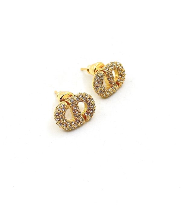 18K CD Diamonds Earrings - 图片 4