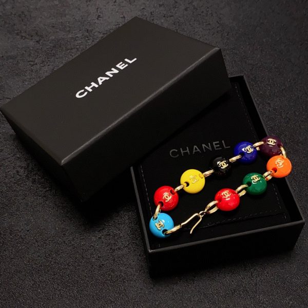 18K CC Color Beads Bracelet - 图片 7