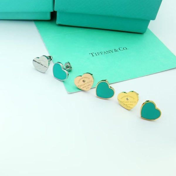 18K Return to Tiffany Blue Heart Earrings - 图片 9