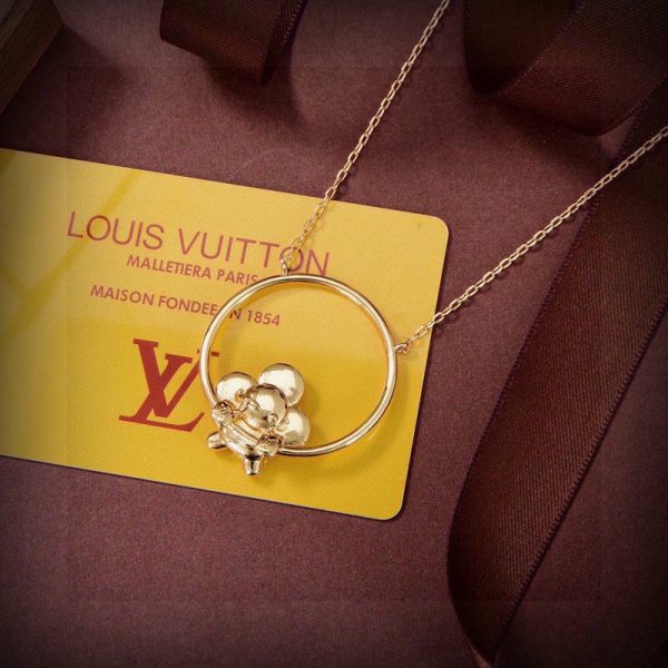 18K Louis Vivienne Swinging Necklace - 图片 5