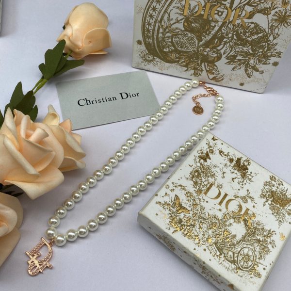 18K CD Pearl Necklace - 图片 6