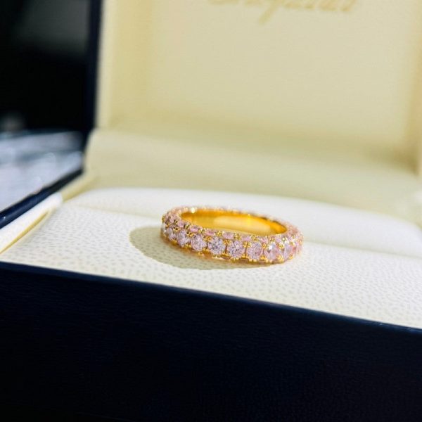 18K T Pink Crystal Ring - 图片 5