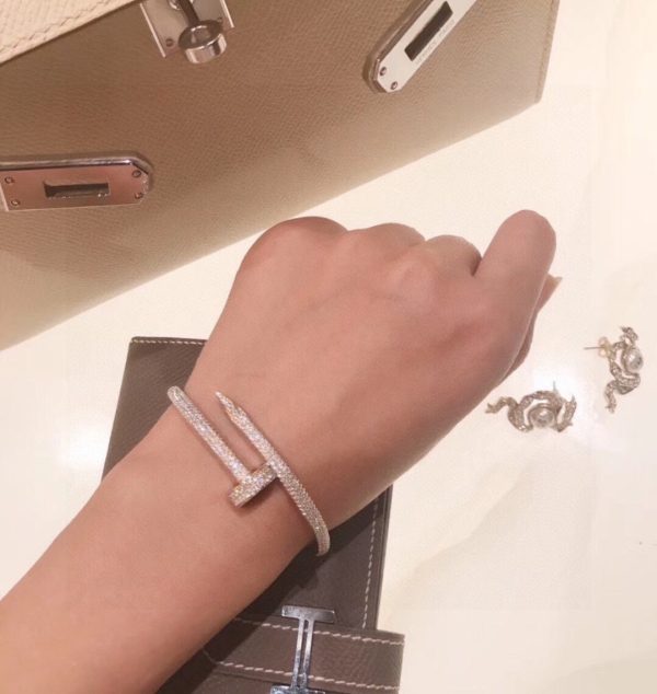 18K Juste Un Clou Diamonds Bracelet - 图片 2
