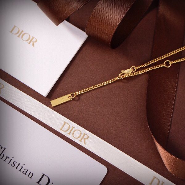 18K CD Lock Necklace - 图片 5