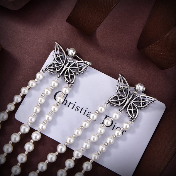 18K CD Papillon De Nuit Earrings - 图片 4