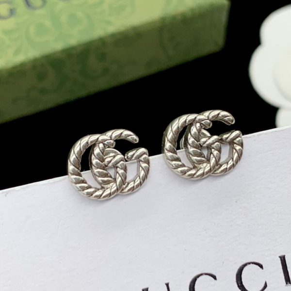 18K Double G Earrings - 图片 2