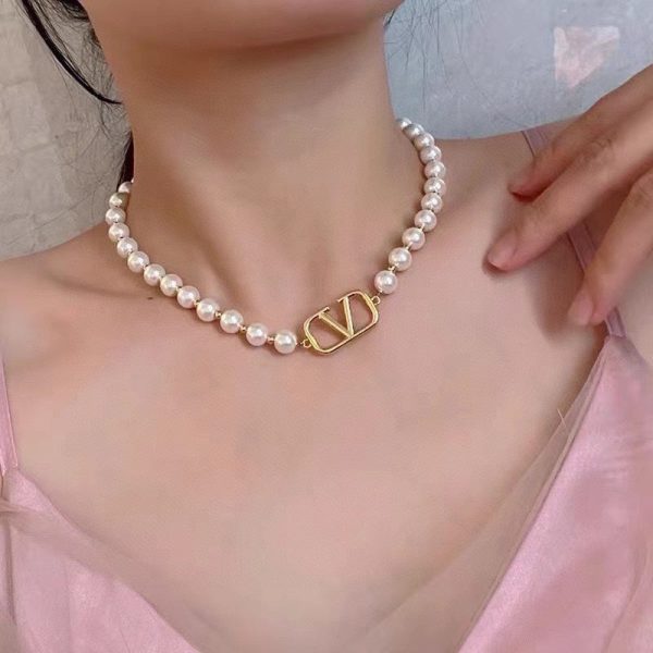 18K Garavani VLogo Signature Necklace - 图片 5