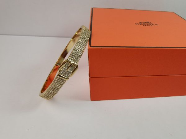 18K Kelly Diamond Vintage H Bracelet - 图片 7