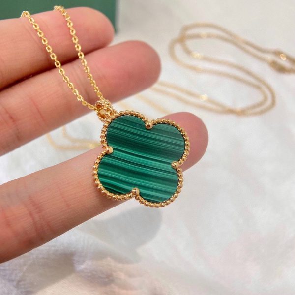 18K Magic Alhambra Malachite Necklace - 图片 13