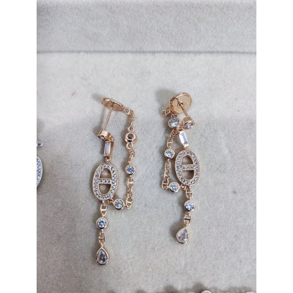 18K Her Chaine D'ancre Chaos Diamond Earrings - 图片 2