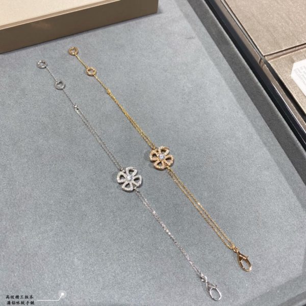 18K Fiorever Central Diamond Bracelet - 图片 8