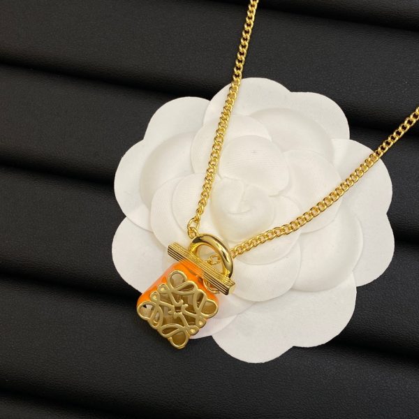 18K Anagram Pendant Necklace - Image 13