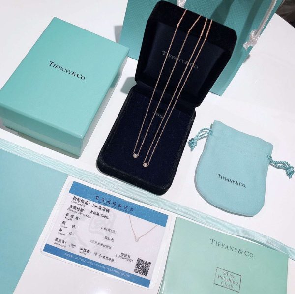 18K T Elsa Peretti Diamonds Necklace - 图片 5