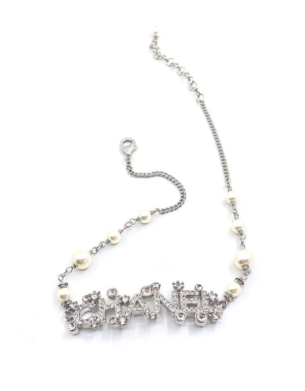 18K CC Crystals Necklace - Image 4