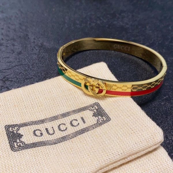18K Double G Classic Gold Bracelet - Image 5