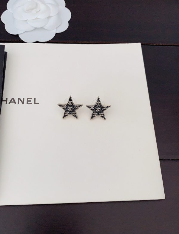 18K CC Star Earrings - 图片 6