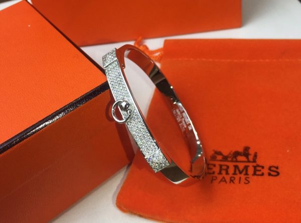 18K Collier De Chien Diamond H Bracelet - 图片 10