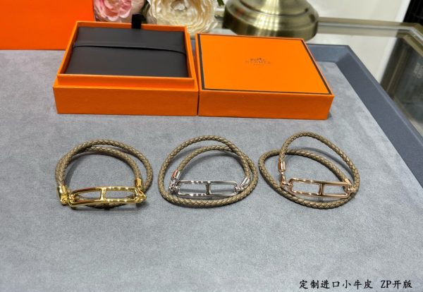 18K Roulis Double Tour Grey H Bracelet - 图片 6