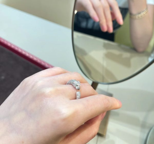 18K Panthère De Diamond Ring - 图片 2