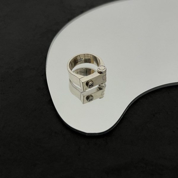 18K Louis Lock Vintage Ring - 图片 2