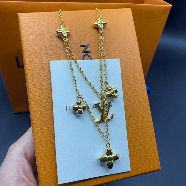 18K Louis Floragram Necklace - 图片 3