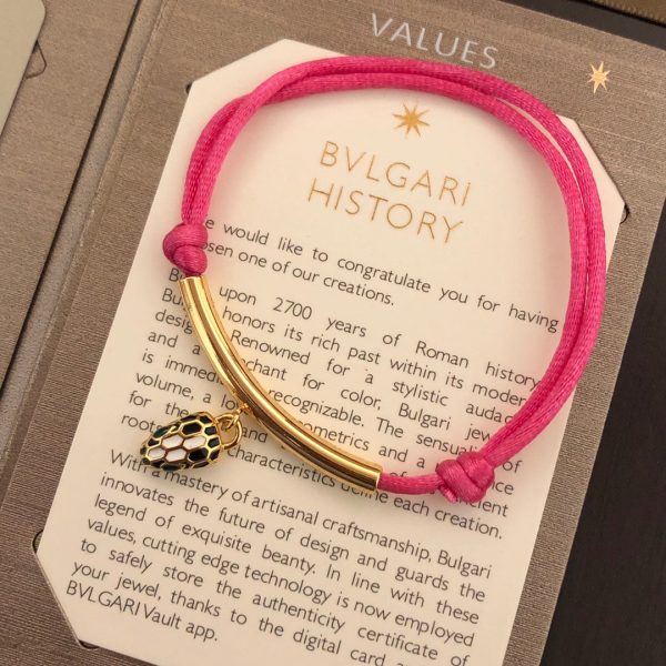 18K BV Serpenti Forever Pink Bracelet - Image 8