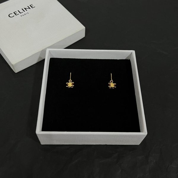 18K Triomphe Solitaire Earrings - 图片 4