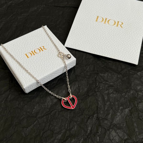 18K CD Heart Necklace - 图片 6