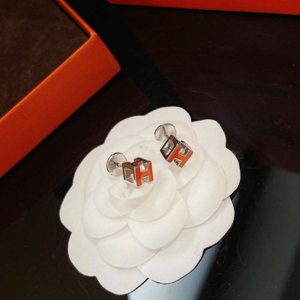 18K Cage D'H H Earrings - 图片 4