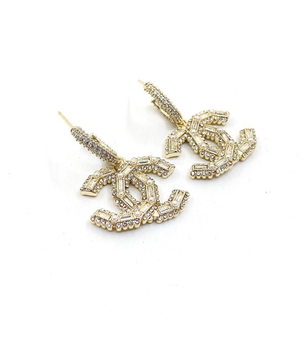 18K CC Crystals Earrings - 图片 4