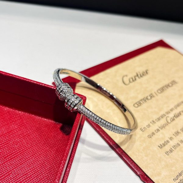 18K Juste Un Clou Diamonds Bracelet - 图片 4