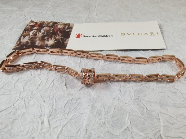 18K B.ZERO1  Diamonds Chain Link Necklace - 图片 23