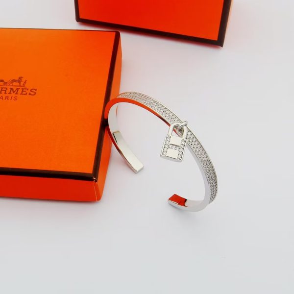 18K Kelly H Lock Vintage H Bracelet - 图片 6