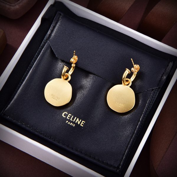 18K Triomphe Black/White Earrings - Image 5