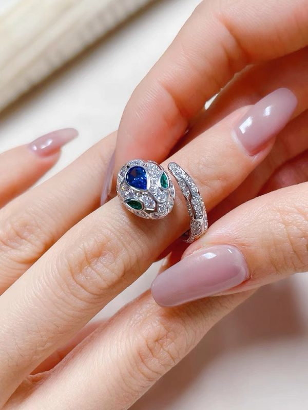 18K BV Serpenti Ring - Image 4