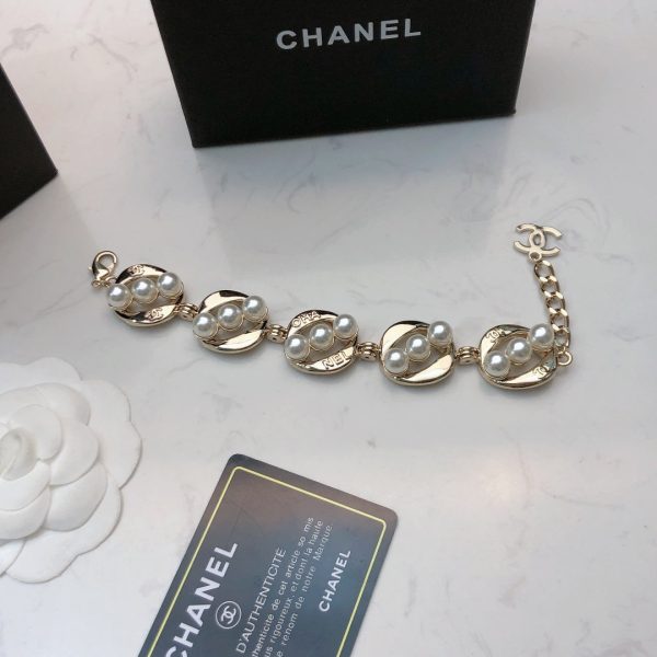 18K CC Pearl Bracelet - 图片 3