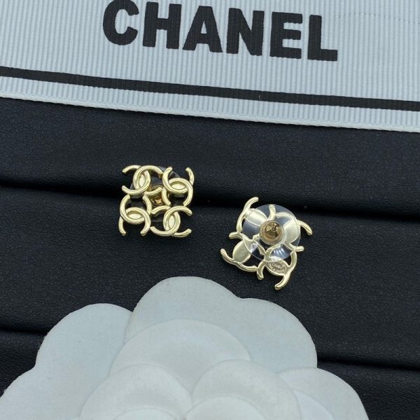 18K CC 24C Earrings - 图片 6