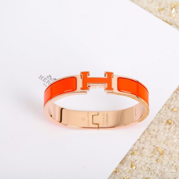 18K Clic H Orange Bracelet - 图片 10