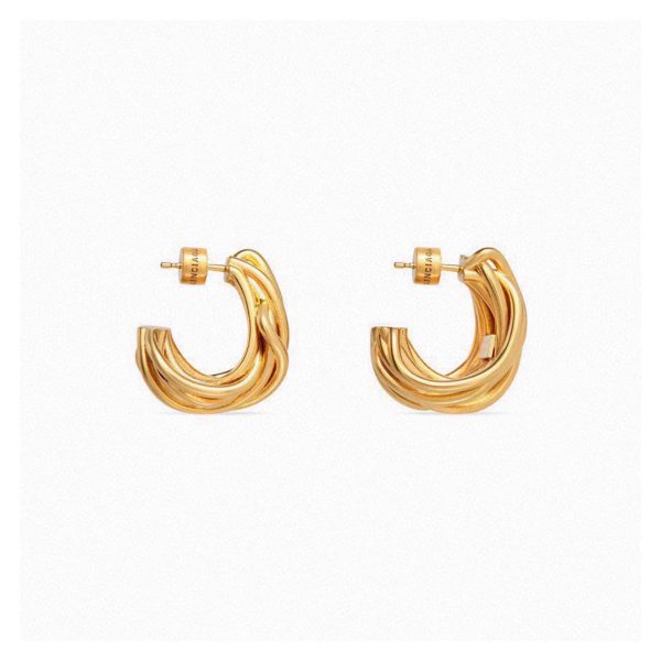 18K BB Gold Earrings - Image 2