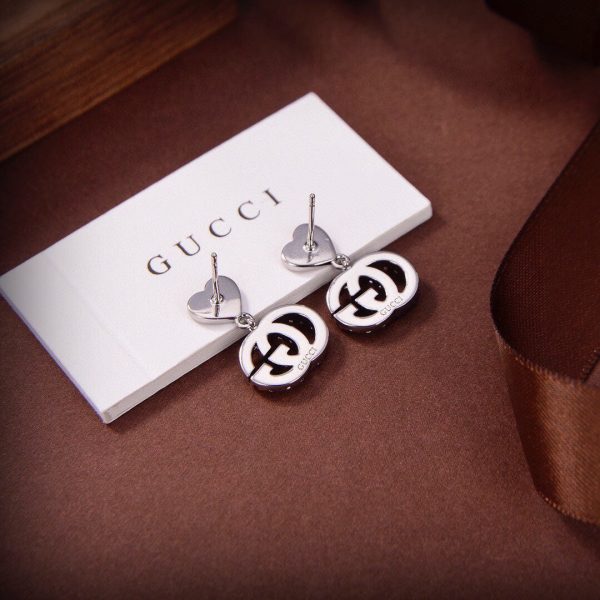 18K Double G Running Earrings - 图片 6