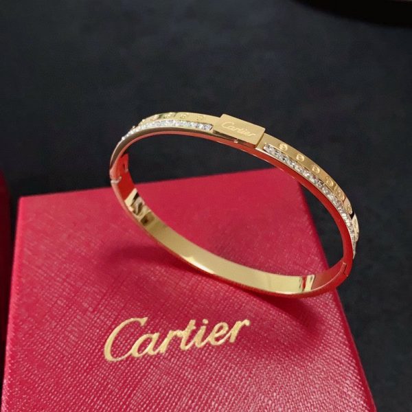 18K Love Diamond Bracelet - 图片 2