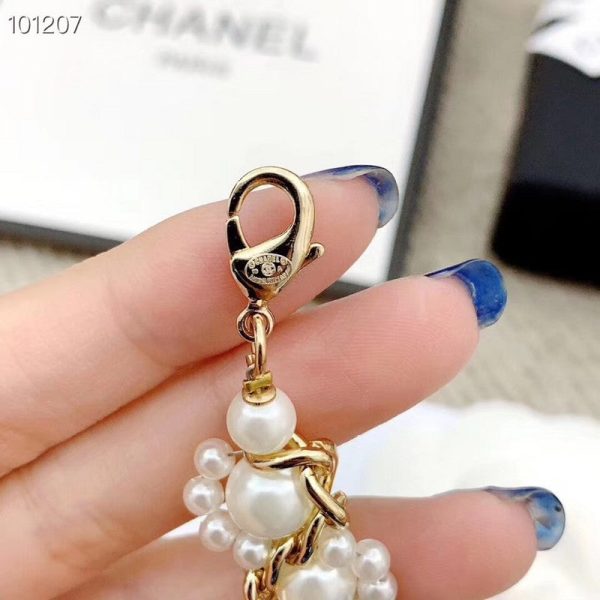 18K CC Pearl Braided Necklace - 图片 2