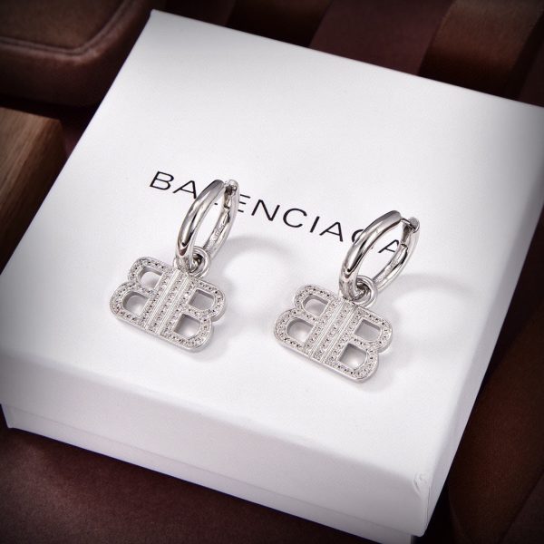 18K BB Pendant Earrings - 图片 4