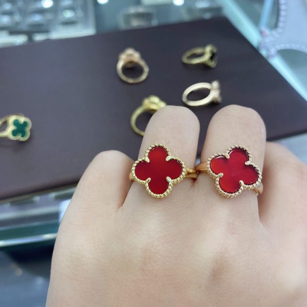 18K Magic Alhambra Clover Ring - 图片 5