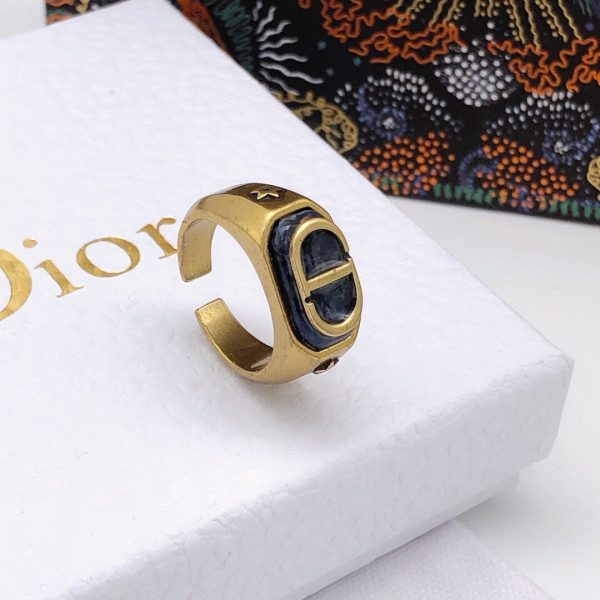 18K CD Vintage Ring - 图片 2