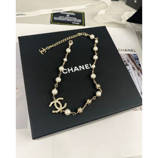 18K CC White Pearls Necklace - 图片 5
