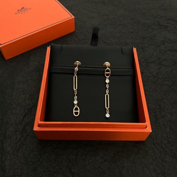 18K Chaine D'ancre Chaos H Earrings - 图片 4
